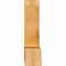 Ekena Millwork Portland Rough Sawn Timber Gable Bracket, Western Red Cedar, 60"W x 25"H x 6"D x 6"F, 10/12 Pitch GBW060X25X0606POR00RWR - alternate 4